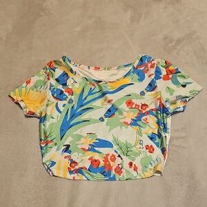 Floral Multicolor Women's Top